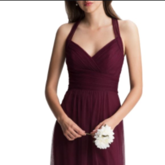 Levkoff Bridesmaid Dress Floor length, Like New - Picture 1 of 5